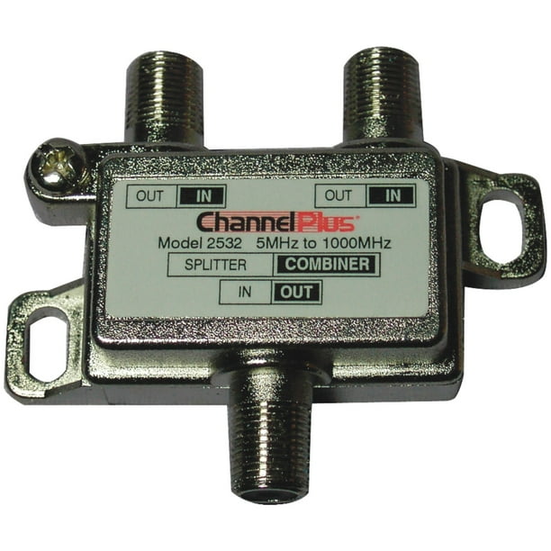 ChannelPlus Linear 2512 channelplus dc & ir passing 2-way splitter/combiner 1 Pound 